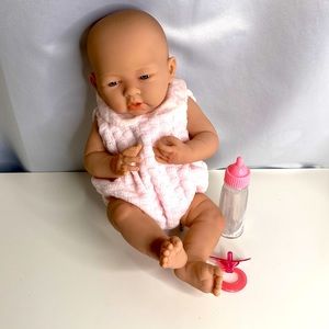 Reborn Baby Berenguer 15-15 Pink Real Girl Baby Doll